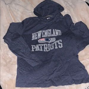 Brand New! Patriots lightweight hoodie.